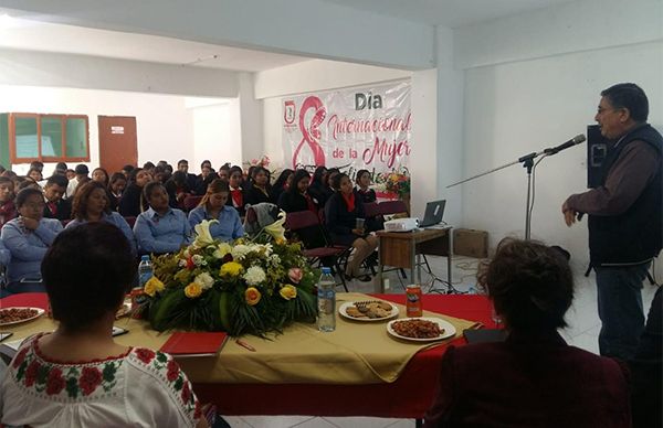 Celebran Día Internacional de la Mujer en Ixcaquixtla