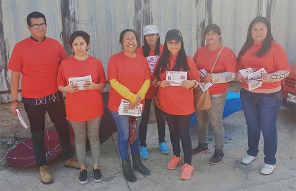 Planilla Roja va por más desarrollo en los barrios y colonias de Chimalhuacán