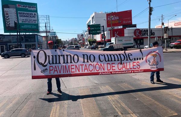 Denuncian que el gobernador de Sinaloa, Quirino Ordaz, no cumple  