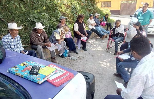 Campesinos de la zona sur se suman a la marcha de cinco mil antorchistas a Toluca