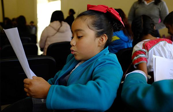Fomenta Antorcha Texcoco apreciación por la poesía en Concurso de Declamación