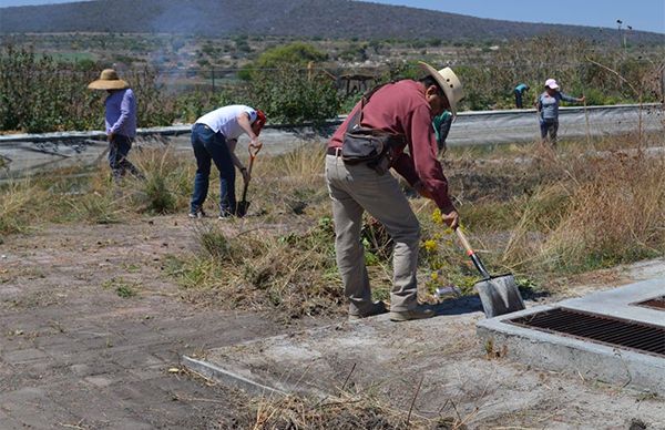 Realizan faena vecinos de Cuatro Rayas