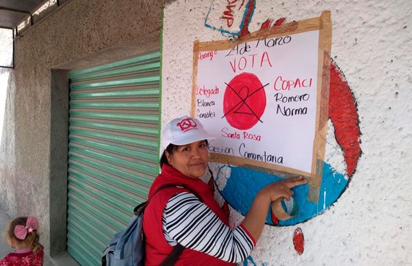 Vecinos chicoloapenses refrendan su apoyo a Planilla Roja