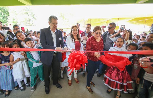 Rehabilitan escuelas de la Zona Comunal San Agustín   