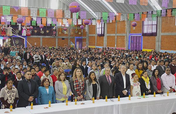 Conmemoran CCXIII aniversario del natalicio de Benito Juárez