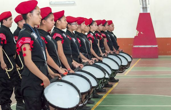 X Concurso Seccional de Bandas de Guerra en Chimalhuacán