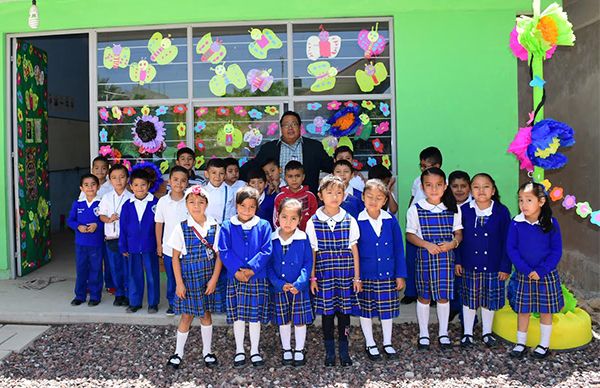 Inauguran aulas en la Zona Comunal San Agustín