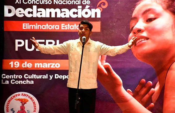 La poesía es un arte que cambia a las personas: declamador