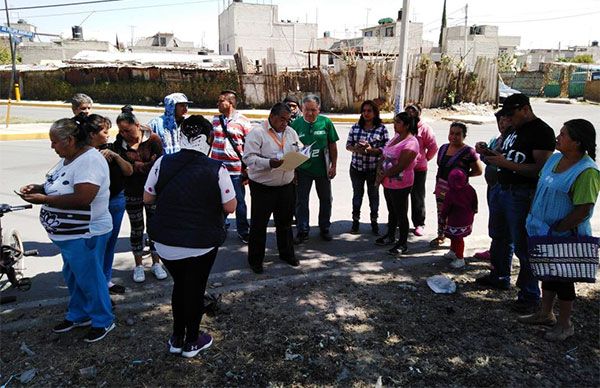 Avanzan las gestiones para la colonia Agostadero en Valle de Chalco