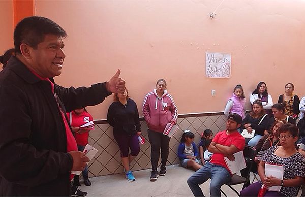 Planilla Roja convoca a elecciones democráticas para COPACI en Chicoloapan