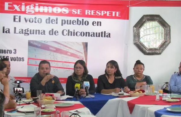 Antorcha exige se respete la voz y el voto del pueblo en La Laguna de Chiconautla