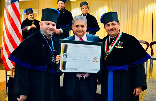 Otorgan grado de doctora Honoris Causa a Maricela Serrano