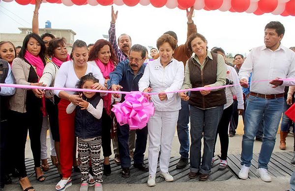 Benefician a colonias populares con 11 pavimentaciones y servicios básicos