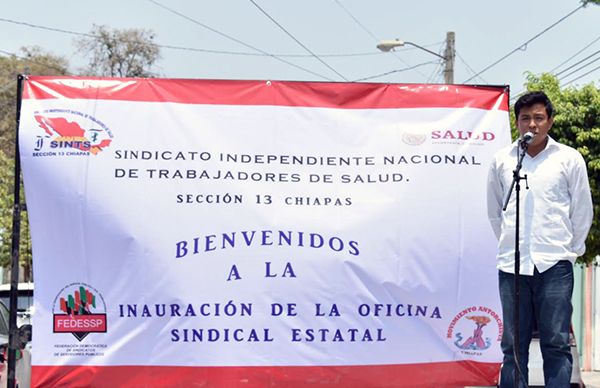 Participa antorcha en inauguración del SINTS 13