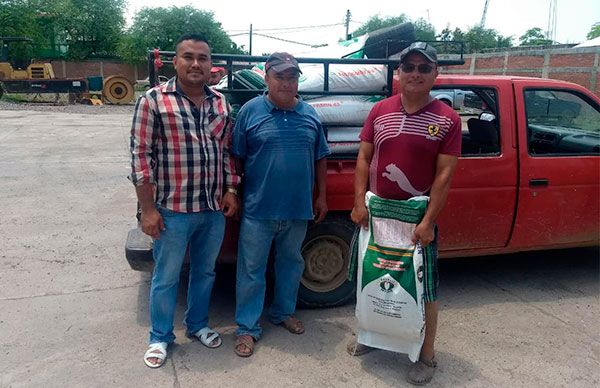 Campesinos de Arcelia y Zirándaro reciben semilla y fertilizante