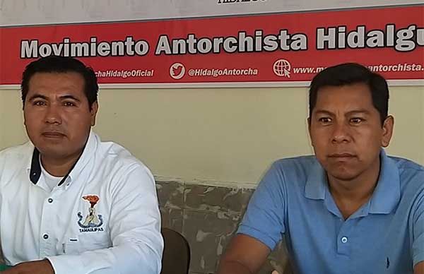 El Movimiento Antorchista de Tamaulipas se solidariza con lucha hidalguense 