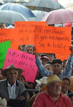 AMLO y las manifestaciones