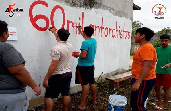 Tabasqueños anuncian festejo del 45 Aniversario de Antorcha