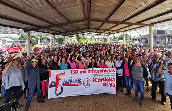 Habitantes de la Colonia Aquiles Córdova Morán invitan al 45 aniversario de Antorcha