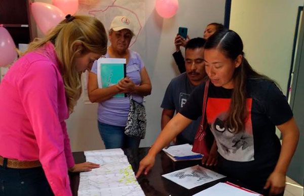 Entrega solicitud de obras a delegación Abelardo L.Rodríguez.