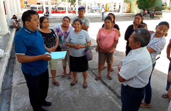 Antorchistas de Hecelchakán siguen en espera de que el ayuntamiento cumpla