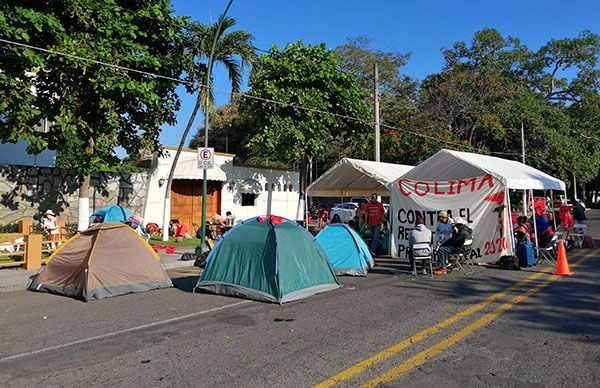 Audiencia, la demanda del plantón antorchista frente a Casa de Gobierno