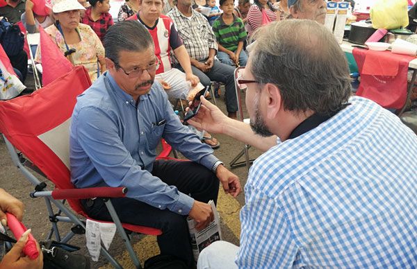 Reinstalaremos plantón el próximo miércoles: Antorcha