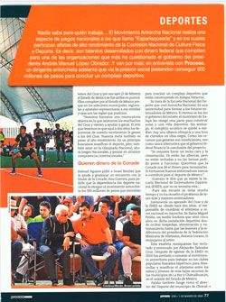 ¡Inaudito que Antorcha foguee a deportistas!... según la revista Proceso  