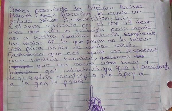 Piden campesinos de la montaña y costa de Guerrero auxilio alimentario