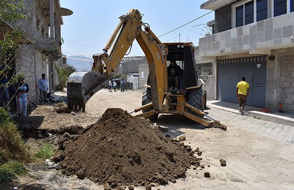 ODAPAS Chimalhuacán amplía infraestructura sanitaria