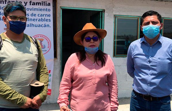 Chimalhuacanos se solidarizan con habitantes vulnerables de la localidad