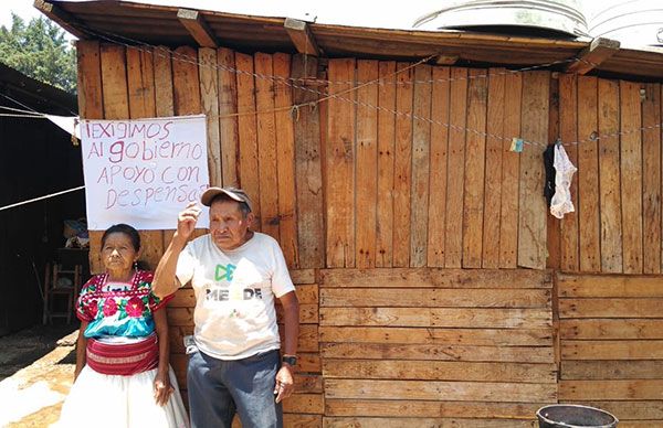 Llevo tres días sin comer: campesino poblano