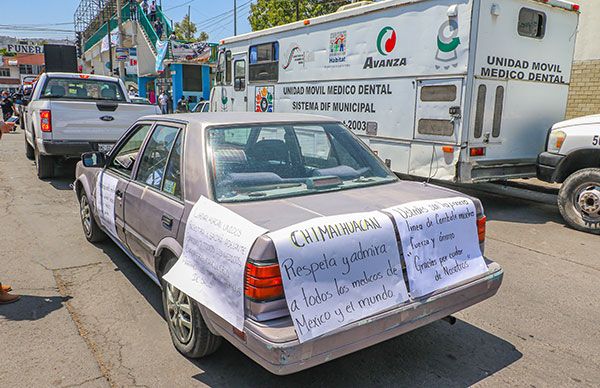 Chimalhuacanos homenajean a Héroes de Blanco de Hospital 90 Camas