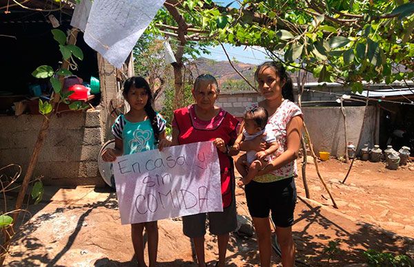 Exigen despensas en Ixcamilpa
