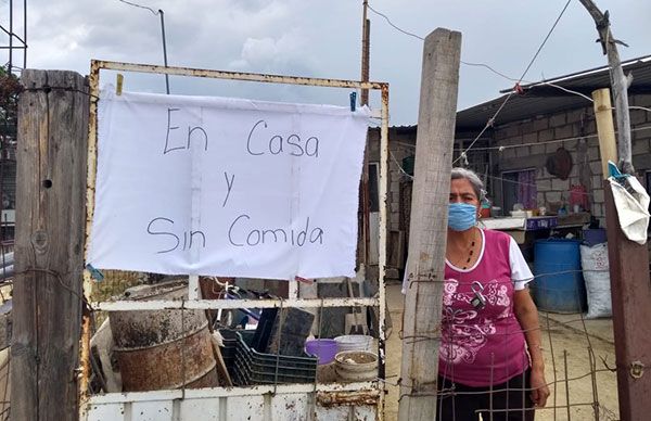 Denuncia falta de alimentos en Metepec