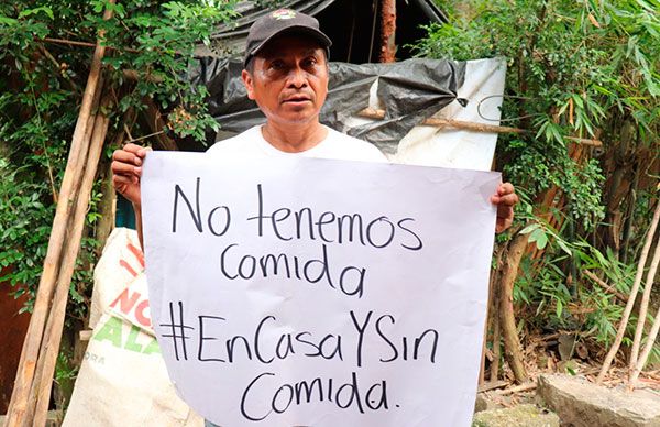 Piden comida para sobrevivir