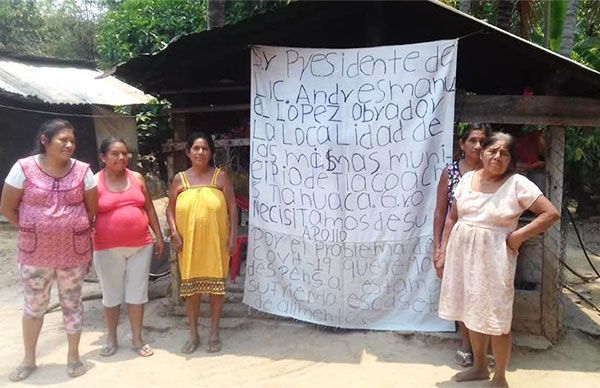 Exigen alimentos desde la Costa Chica de Guerrero