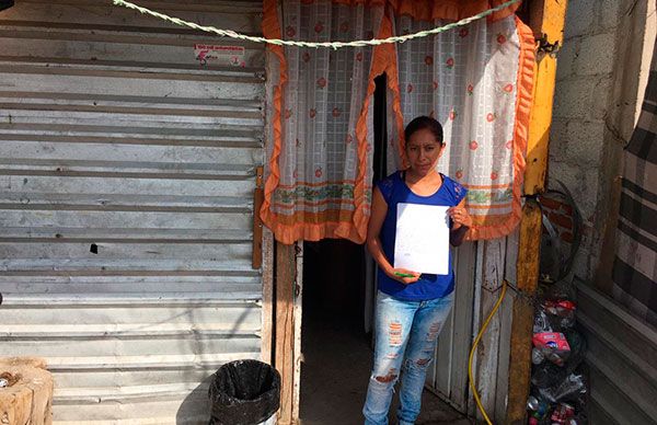 Piden vecinos apoyo alimentario a través de cartas a AMLO