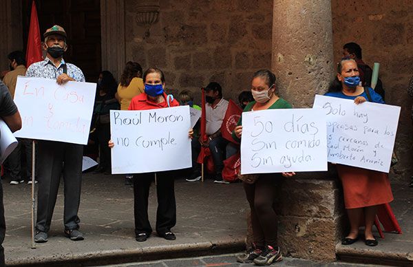 Ayuntamiento sólo entrega despensas a familias afines a MORENA, asegura líder de Antorcha