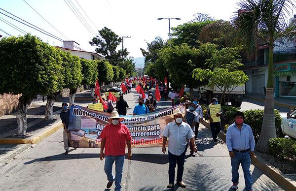 Protesta Antorcha en Chilpancingo, Acapulco, Tlapa y Ometepec