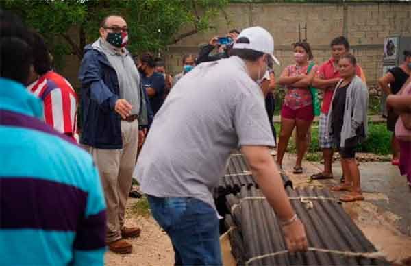 Auxilia Antorcha a damnificados por tormenta Cristóbal