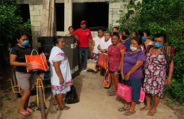 Gestiona Antorcha apoyos en Yaxcabá