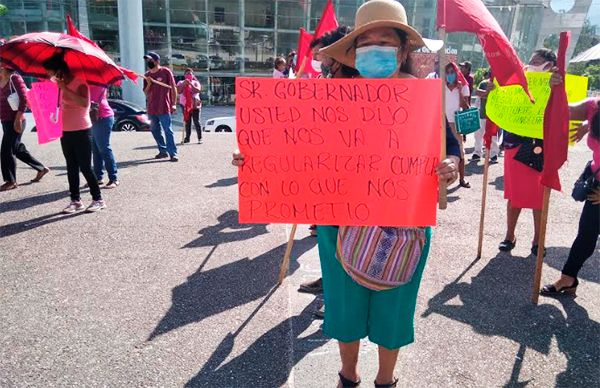 Tras protesta, colonos antorchistas serán atendidos por el secretario general de Gobierno