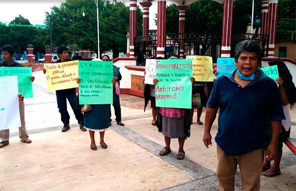 Se solidariza pueblo indígena con antorchistas de Puebla