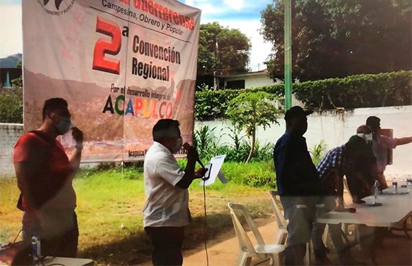 Clausura Antorcha 2Âª convención regional de Fuerza Guerrerense, en Acapulco