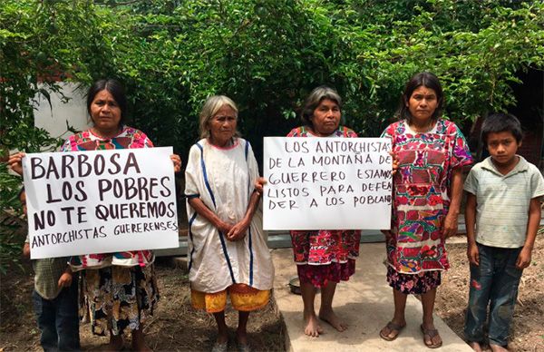 Desde Cochoapa el Grande envían respaldo al antorchismo poblano