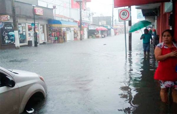 Villahermosa, ¡otra vez en el agua!