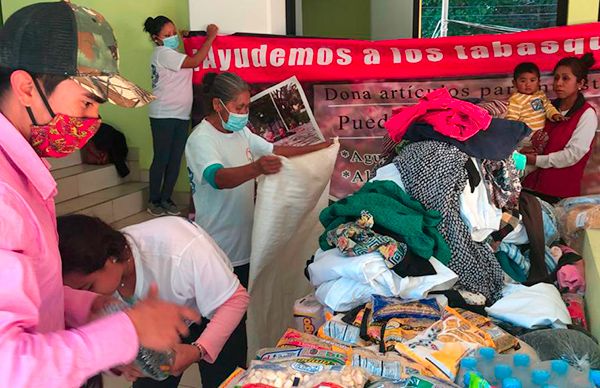 Pueblo de Chilapa se solidariza con damnificados de Tabasco