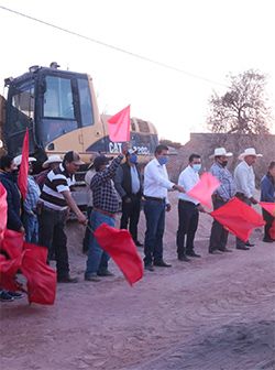 En Villa de Ramos se trabaja a paso firme