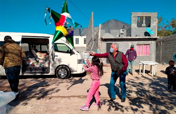 Celebra colonia antorchista de Escobedo posada navideña